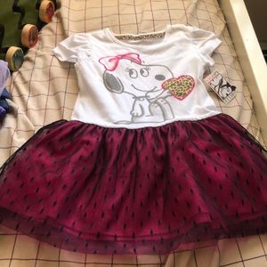 COPY - BNWT Snoopy sis Belle Cotton and Mesh Dress 3T